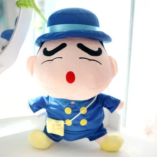 

Japan anime Crayon school uniform dress Shin-chan doll plush toy birthday gift w5431