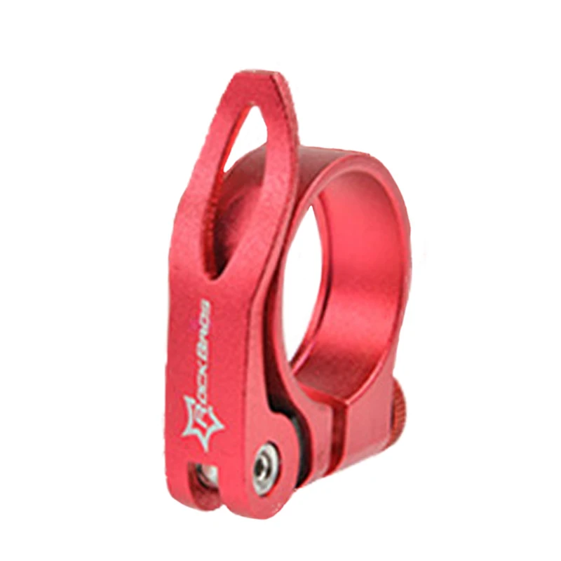 ROCKBROS Aluminum Ultralight Quick Release Road MTB Mountain Bicycle Clamp Seat Post Bike Seatpost Clamp 31.8mm 34.9mm RK0041 (6)