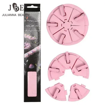 Günstige 3D Nail Art Ausbildung Display-ständer Rosa Praxis Schwamm Halter Zeigen Arbeiten Tabelle Praxis Ständer Nail Art Salon Werkzeuge Ausrüstung