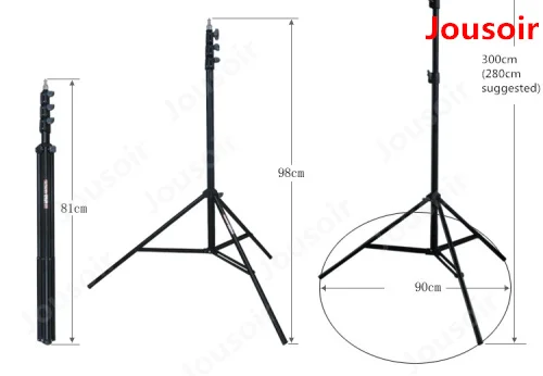 

Aluminum alloy multifunctional tripod flash photo studio rack 3-meter telescopic stand outer Pat lamp holder B04