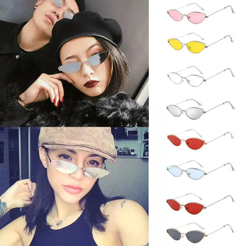 #5 2018 новые модные мужские и женские очки в маленькой оправе кошачий глаз овальные