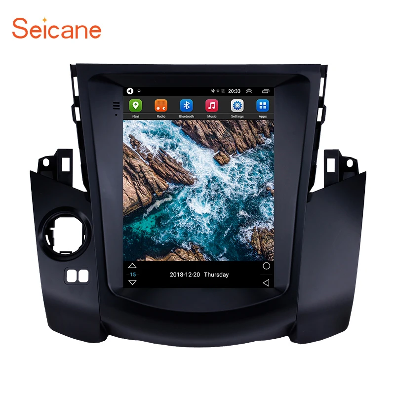 

Seicane Android 9.1 Car GPS Navigation for 2008 2009 2010 2011 Toyota RAV4 9.7 inch Radio Unit support Mirror Link DVR OBDII