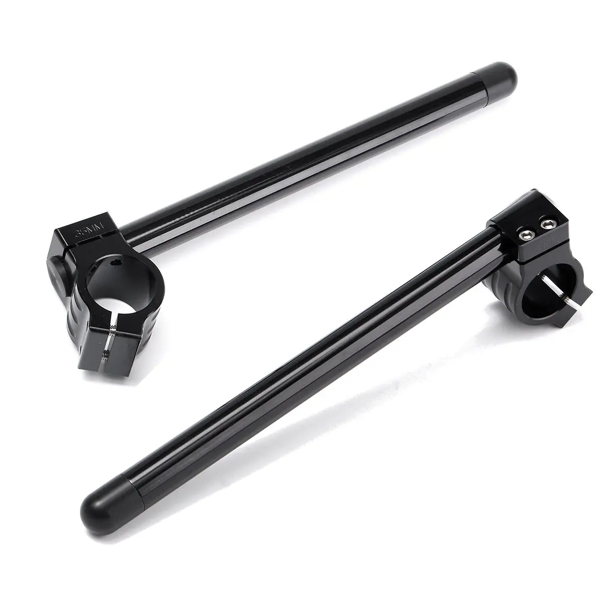 Новая Черная пара зажимных рулей, подходящих для 35 мм вилок, легко установить мотоцикл, переоборудованный разделительный руль