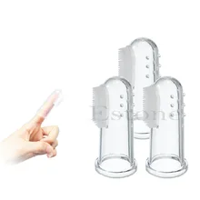 5 шт. детское мягкое Силиконовое Зубное щетка для пальцев зубная щетка для зубов резиновый массажер набор кистей#11