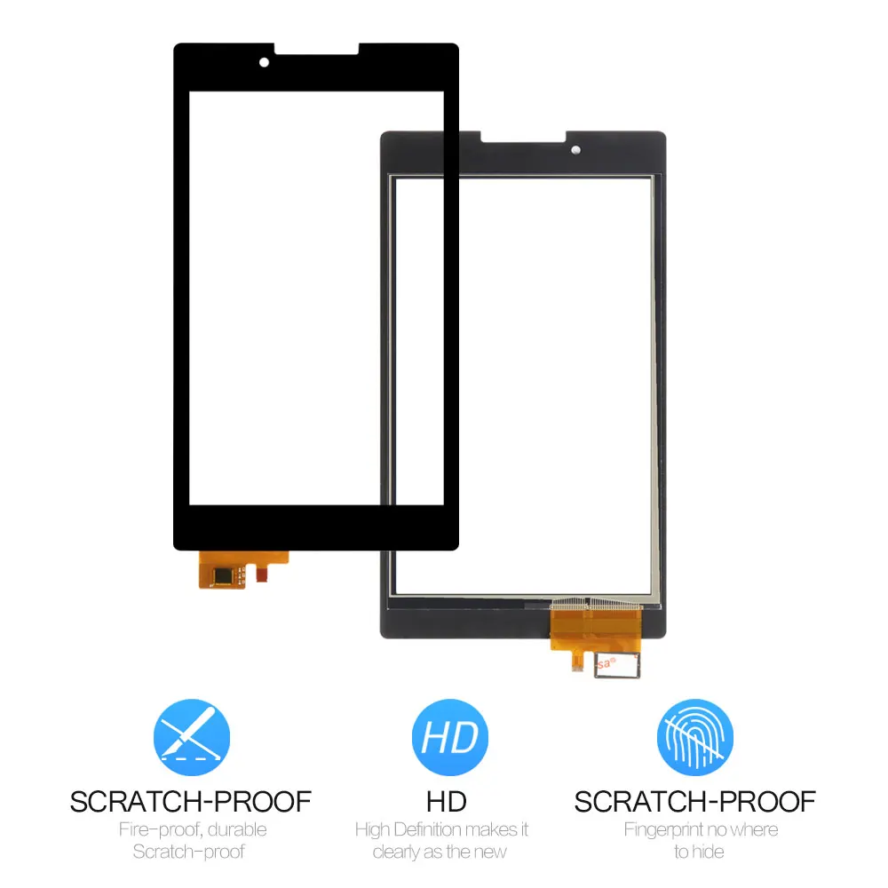Цена Srjtek для lenovo Tab 2 A7 30 A7 30DC A7 30HC A7 30TC Сенсорный экран дигитайзер датчики Стекло Панель планшетный ПК Запчасти для авто