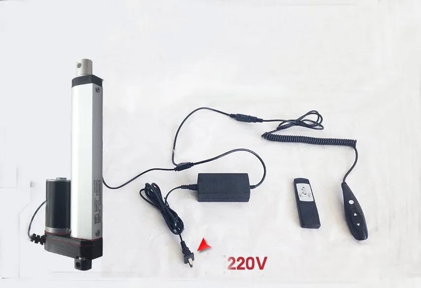 

Linear Actuator+DC 24V Wireless Remote Control Kit+Mount Brackets 4"inch Stroke