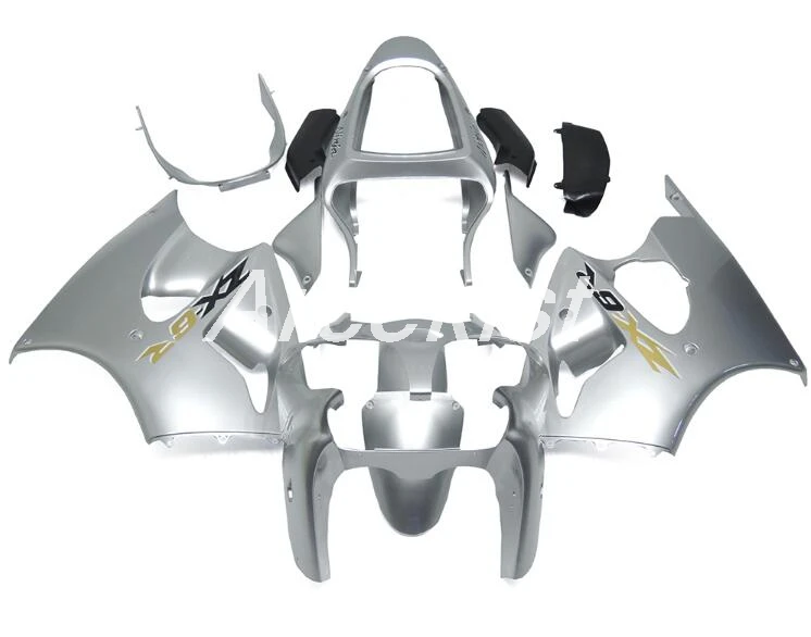 

Free Custom New ABS Fairings Kit Fit for kawasaki Ninja ZX6R 636 2000 2001 2002 6R 00 01 02 ZX-6R ZZR600 silver