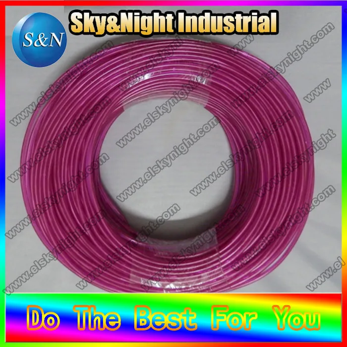 Compare 2.3mm-Flexible Neon El wire 100M/Roll with Purple color without Inverter +Free shipping