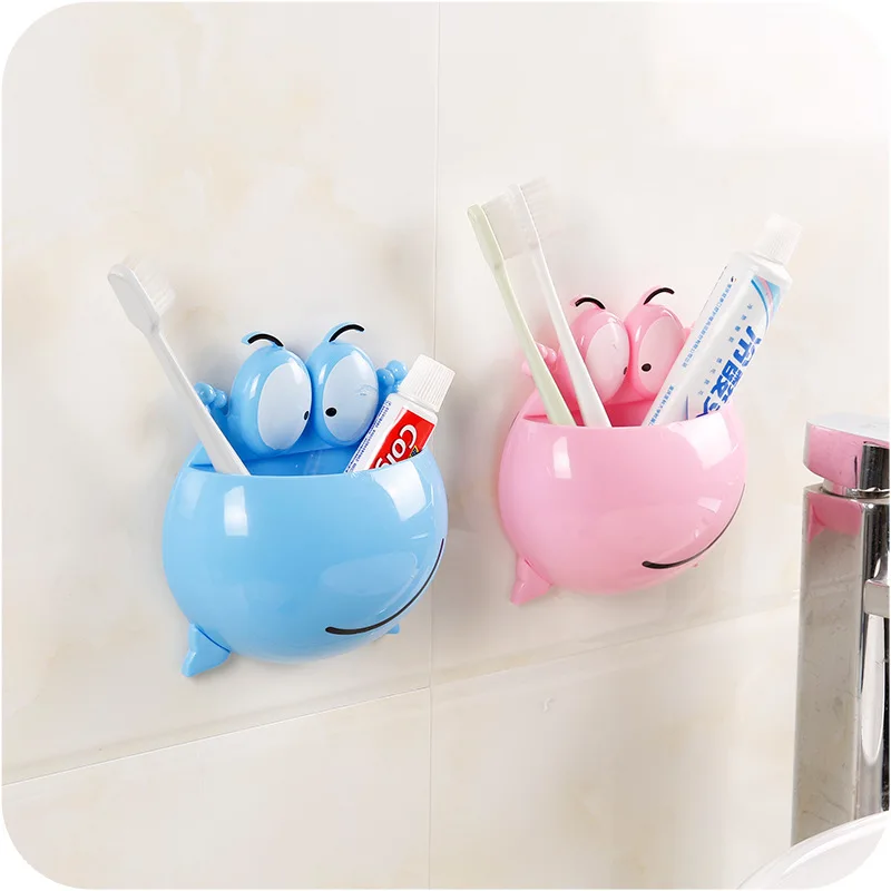 Оборудование для ванной комнаты пластиковые стеллажи зубная щетка подставка для зубной пасты коробка ванная комната всасывающая настенная полка