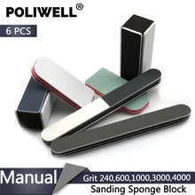 POLIWELL 6PCS High-Precision Manual Polishing Block Antique Plaything Sanding Blocks Nail Buffer Beauty Tool Kit Abrasive Block POLIWELL 6PCS High-Precision Manual Polishing Block Antique Plaything Sanding Blocks Nail Buffer Beauty Tool Kit Abrasive Block