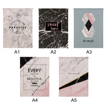 

Japanese Door Curtain Tapestry Cotton Linen Printed Doorway Curtain Drape Valance Home Hallway Teahouse Decoration 85 X 120cm