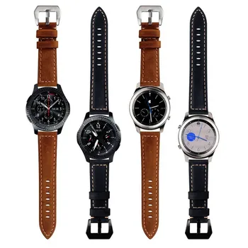 

2019 20mm New Practical Active Leather Watch Straps Compatible With Samsung Galaxy Watch 42mm/46mm/s2/ Class/s3/galaxy