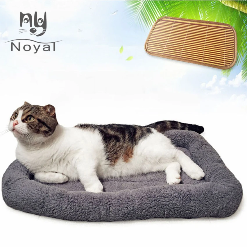 Dog Beds For Medium Dogs Cats Cushions Mats Cotton Material Two Pieces Pet Beds Cushion Puppy Kitten Sofa Animal Supplies