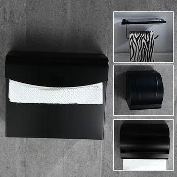 

Bathroom Hardware Set #10 Modern Paper Holders Waterproof Tissue Box Toilet Paper Roll Paper Towel Dispenser Napkins Rack Metal