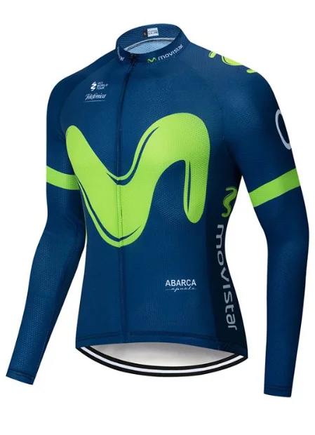 Movistar Pro велосипедная футболка с длинным рукавом Ropa Ciclismo Team, осенняя велосипедная одежда, велосипедная рубашка, Майо MTB, одежда, куртка - Цвет: 2