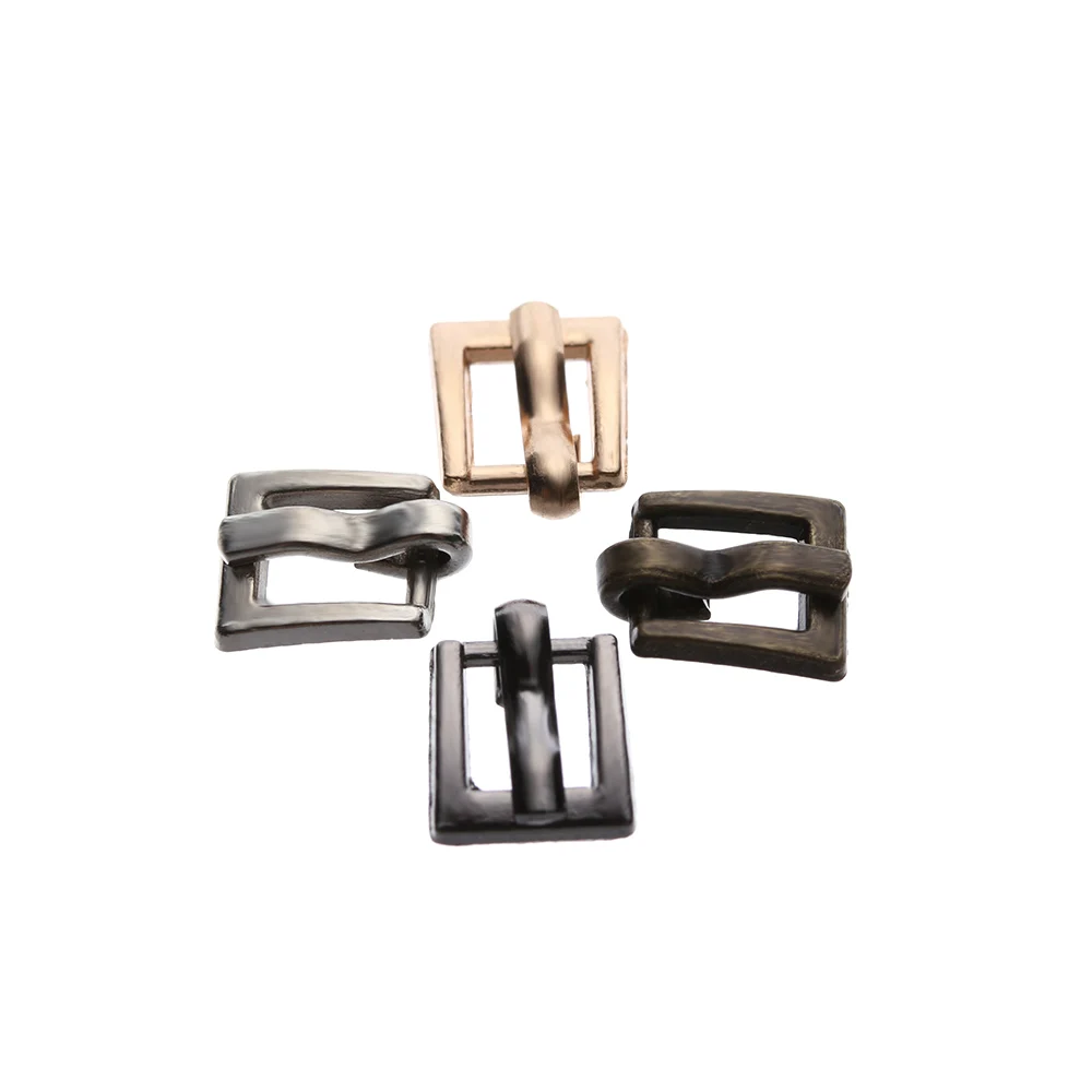 Mini Ultra-small Tri-glide Buckle Belt Buckle doll clothes accessories plush doll accessories For Doll Bag Buckles DIY Doll Shoes Clothes Sewing Accessories 6PCS 7*8MM