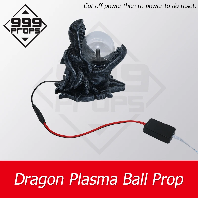 999PROPS Dragon Plasma Ball Prop escape room supplier touching ball for certain time to unlock several trigger methods supplier