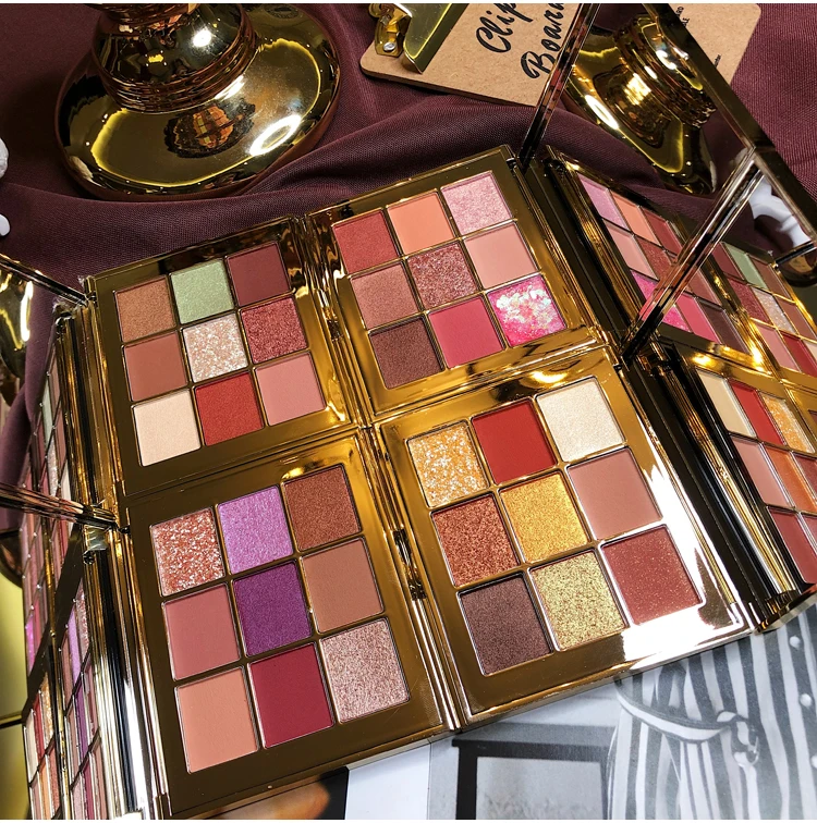 Paleta de Sombras Matte e Cintilantes à Prova Paleta de Sombras de 9 Cores Nude Água Pigmento Cosmético d' 3 paleta de sombras matte e cintilantes, à