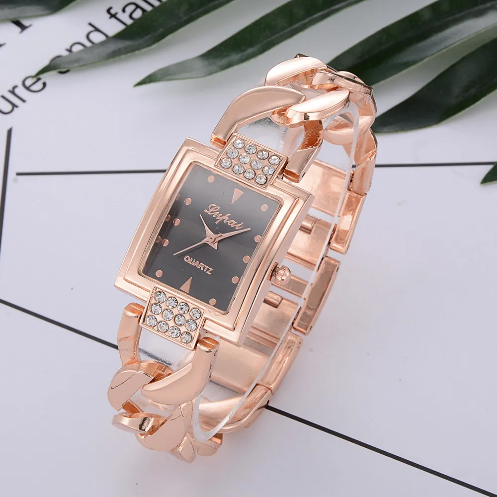 Женские часы zegarek damski bayan kol saati relojes para LVPAI Vente chaude De Mode De Lux Femmes Montre Femmes браслет