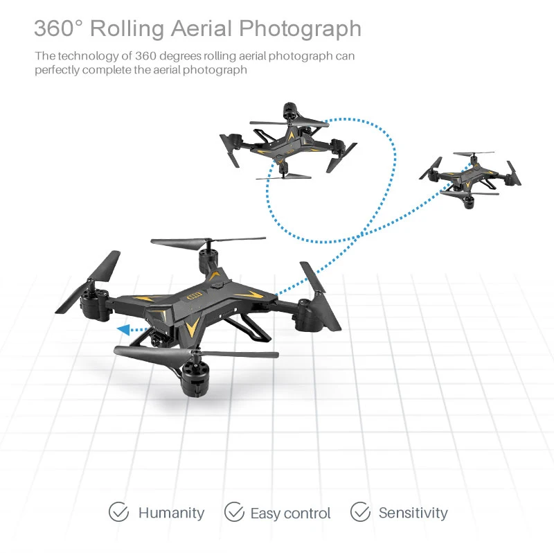 Складной Квадрокоптер Радиоуправляемый Дрон с камерой HD 1080P WIFI FPV RC вертолет Дрон Профессиональный 20 минут Срок службы батареи подарок