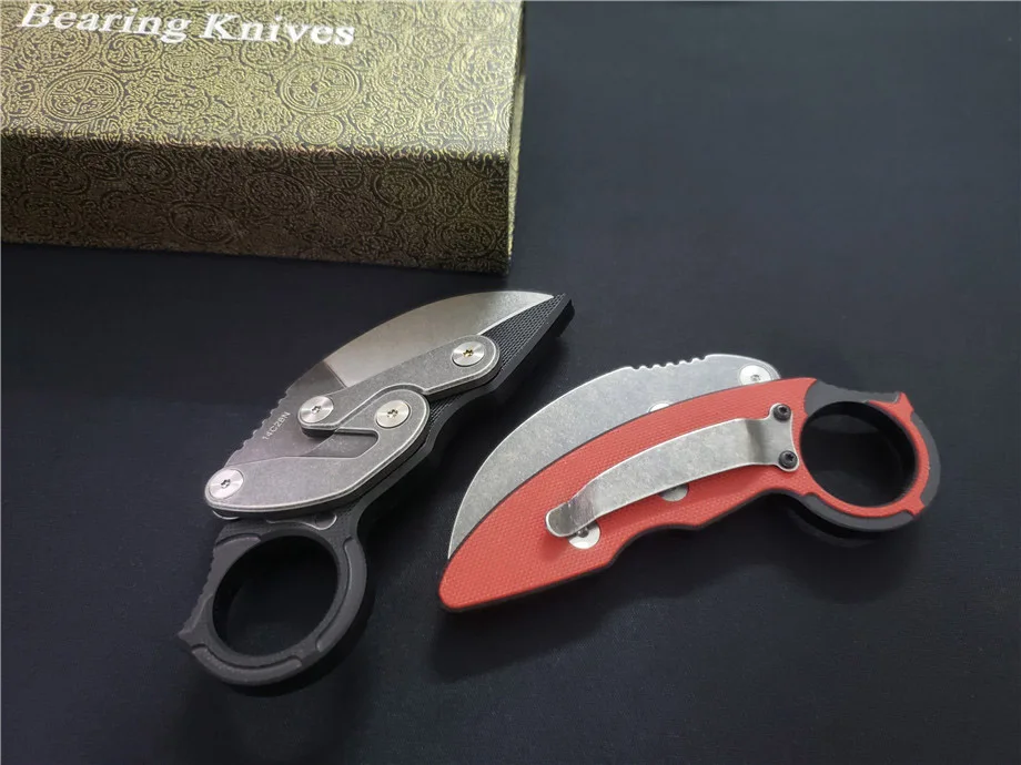 Gryan магазин Коготь Karambit Caswell ножи 14C28N лезвие G10 Ручка Тактический Кемпинг выживания фиксированным лезвием нож утилита EDC инструменты