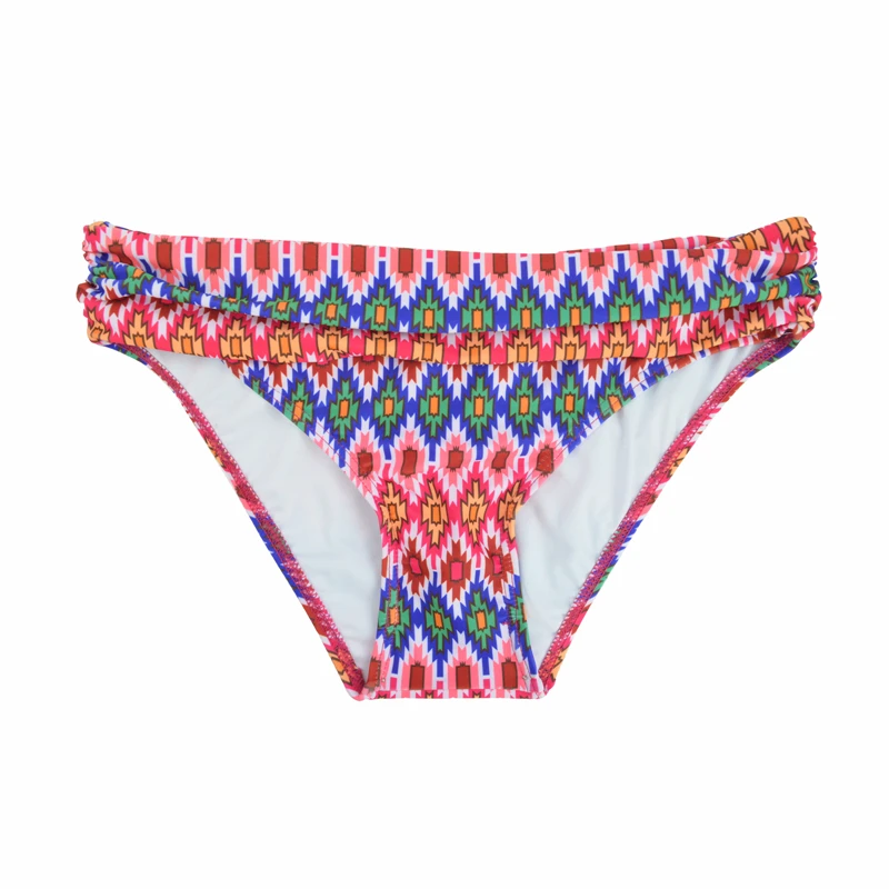 M& M летнее сексуальное бикини для девушек низ с рюшами микро бикини женский купальник Бразильский пляжный купальник бикини шорты боди B611 - Цвет: B611K