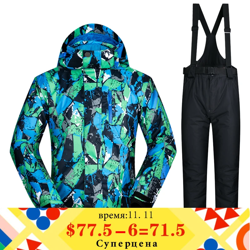 Ski Jacket Brands Men Winter 2018 Warm Skiing And Snowboarding Suits Jacket+Pants Windproof Waterproof Winter Wear Men Ski Suit Ski Jacket Brands Men Winter 2018 Warm Skiing And Snowboarding Suits Jacket+Pants Windproof Waterproof Winter Wear Men Ski Suit