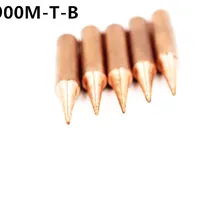 900M-T-B DIY Чистая медь паяльный наконечник сварочный для Hakko 936 FX-888D Saike 909D 852D+ 952D K I SK IS 1C 2C 3C 4C 5C 0.8D
