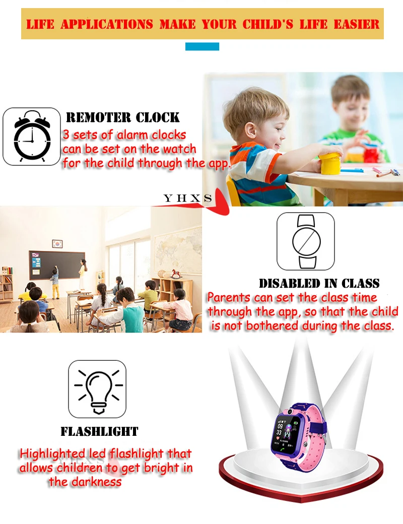 IP67 водонепроницаемый смарт безопасный gps трекер расположение SOS Вызов удаленного камера монитор SIM карты телефон часы наручные часы для детей студентов