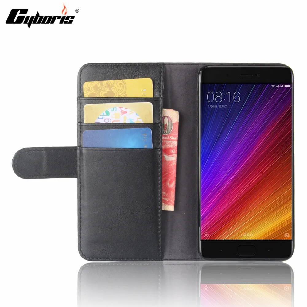 CYBORIS для Xiao mi 5s чехол из натуральной коровьей кожи чехол для Xiao mi 5s чехол откидная крышка кошелек Подставка для красного mi 4X флип чехол