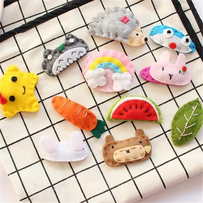 

1 pc Lovely Children Girls Cartoon BB Hair Clips Hairpins Fruit Animal Kids Girls Rainbow Hairgrips Hair Accessories Headwear
