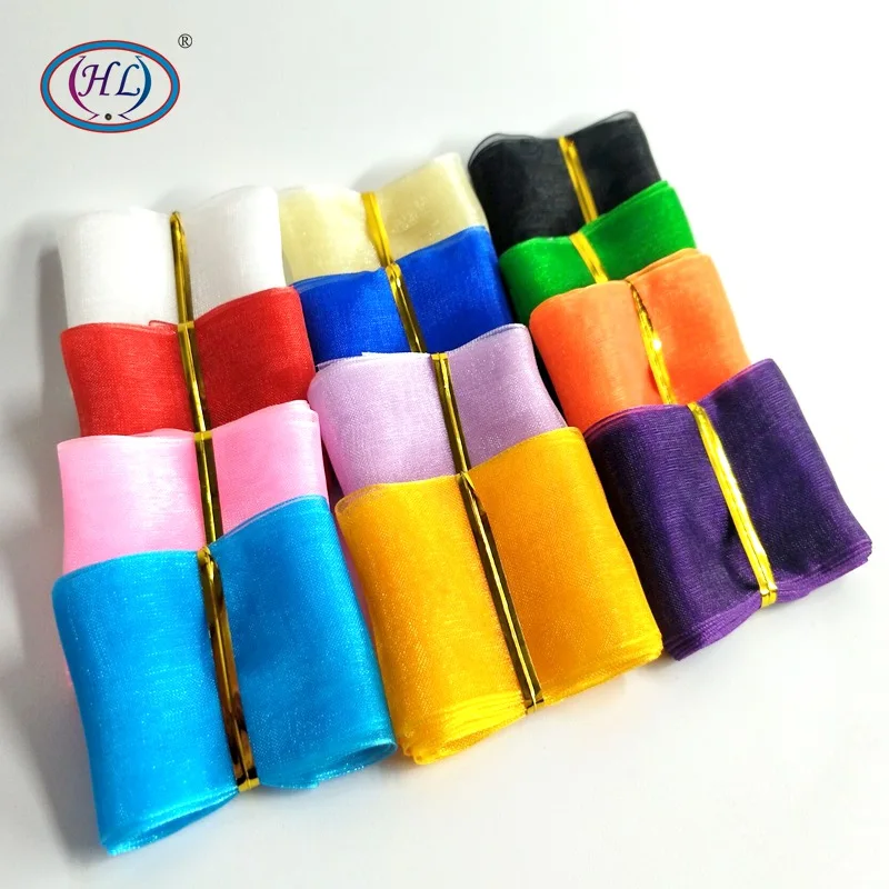 

HL 8 Yards 1-1/2" 40MM Organza Ribbon Gift Wrap Christmas Wedding Decoration Ribbons DIY Garment Crafts