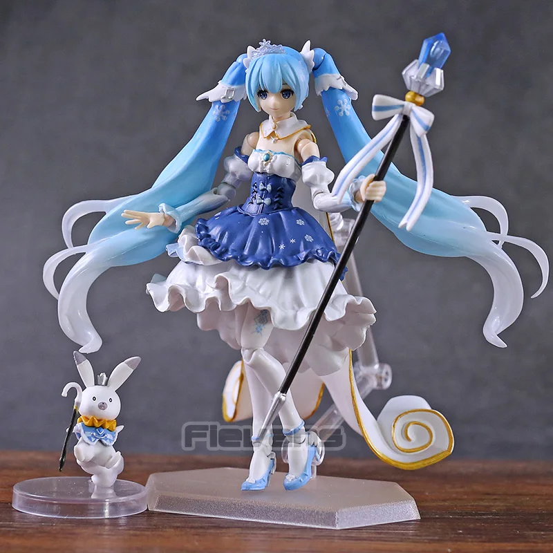 Anime Figma EX-054 Vocaloid SNOW MIKU Snow Princess Ver PVC Figure New In Box