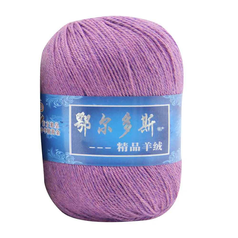 1pc Soft Cashmere Yarn Hand Mongolian Woolen DIY Weave Thread Cotton Yarn Fiber Yarn Hand Wool Crochet for DIY Sweater Scarf Hat - Цвет: I