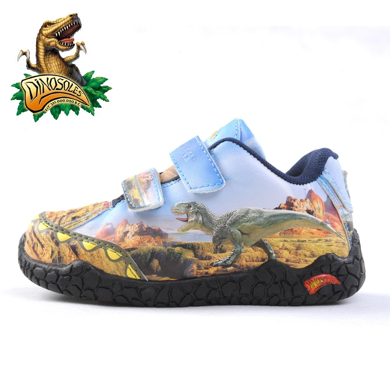 Dinosoles Dinosaur Kids Sneakers / large boy casual shoes slip Flash