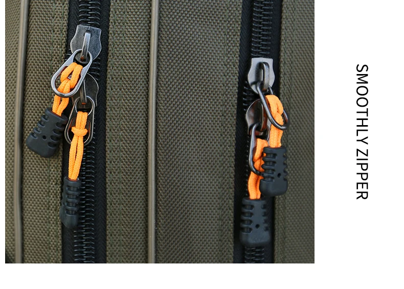 Ferramenta de Armazenamento de Lona Dobrável de Pesca Vara de Pesca Bolsa de Artes de Pesca Equipamento de Pesca Bolsa de Vara de Pesca Camada cm Portátil Pólo Bolsa de Xa128g 3 - 100 120 17 ??_06