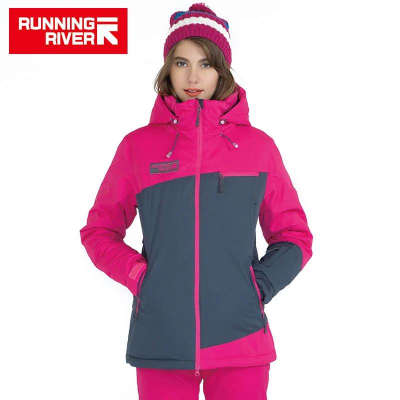 Jaqueta de Esqui para o Inverno Esportes ao ar Roupas de Alta Correndo Mulheres Marca Cores 6 Tamanho Mulher Jaquetas Livre Quentes Qualidade A5011 Rio 3