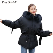 Женская зимняя куртка из страуса,, куртки и пальто с поясом, женские зимние пончо и накидки N30