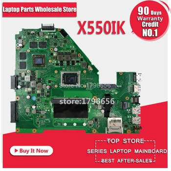 

Motherboard For Asus X550I X550IK X550IU X550IK 2GB Graphics card + 4G RAM Notebook notebook motherboard mainboard