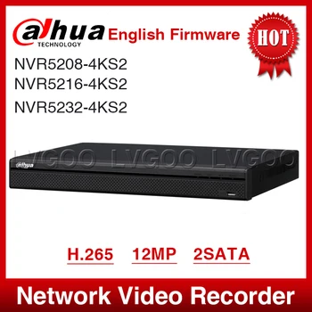 

EXPRESS Shipping Dahua Original English NVR5216-4KS2 16CH 1U 4K&H.265 Pro Network Video Recorder 12MP Full HD 2SATA With logo