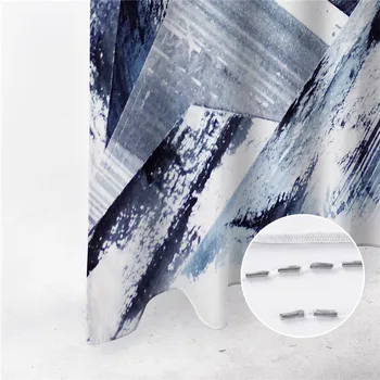 

180*180cm Fashion Letter Digital Printing Shower Curtain Bathroom Easy Clean Shower Curtain Water Proof Bathroom Supplies