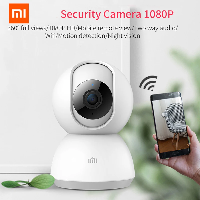 Обновленная версия смарт-камеры Xiaomi Mijia 1080P WiFi панорамирование ночного видения 360 Угол обзора видео камера монитор младенца