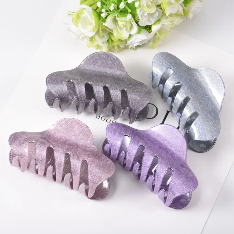 

8cm Length Candy colors Acrylic Hairpins Hair Clip Crab Hair Claws For Women Girl Hair Jewelry Accessories PJ-1107