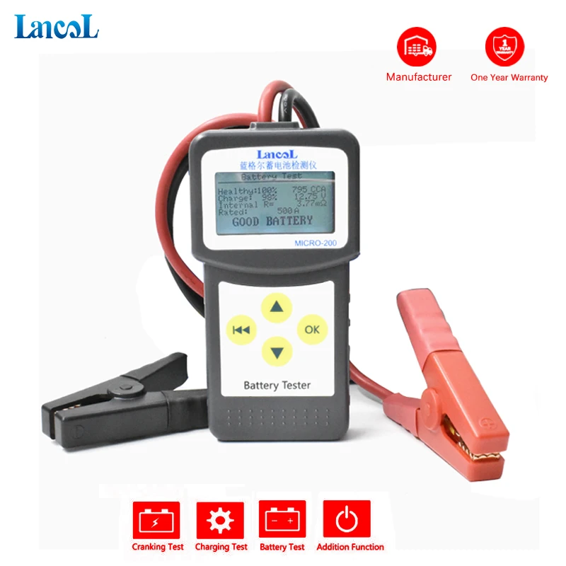 Lancol Micro 200 завод 12В диагностический автомобильный аккумулятор инструменты для