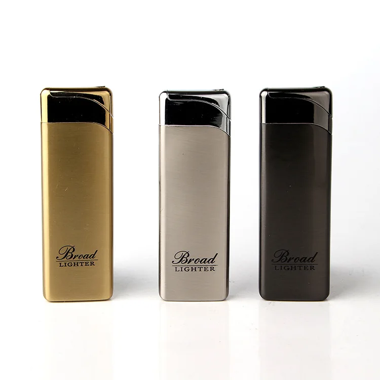Windproof Cigar Cigarettes Refillable Gas Lighters Gadgets for Man Metal Smoking Pipe Torch Lighter NO GAS Flame | Дом и сад