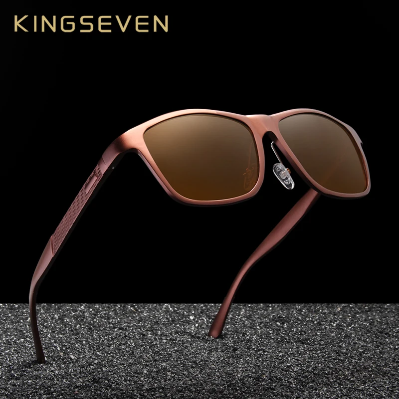KINGSEVEN Ретро алюминиево-магниевые солнцезащитные очки поляризованные винтажные женские солнцезащитные очки для вождения мужские очки аксессуары