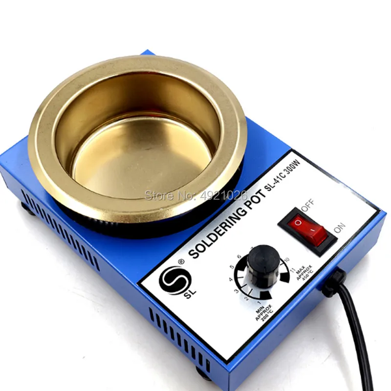 

100W 150W 250W 300W Lead-free Solder Pot Soldering Desoldering Bath Titanium Plate 36mm 50mm 80mm 100mm200-480 Degree 220V