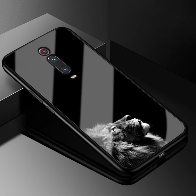 Чехол из закаленного стекла для Xiaomi Redmi K20 Pro 7A Note 7 6 5 Plus 6A S2 Pocophone f1 Mi A2 lite 9T Mi9 SE Mi8 Lite