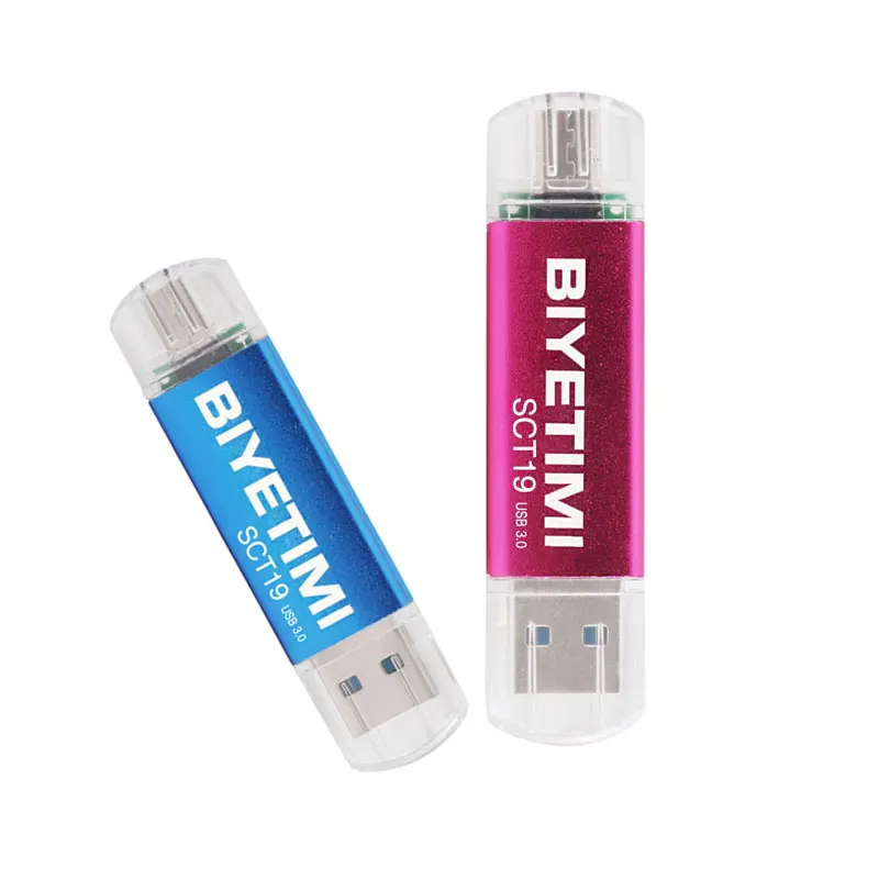 Biyetimi USB флеш накопитель 3 0 8 Гб OTG 16 Pendrive для Android системы ПК 32 64 128 ГБ внешнее