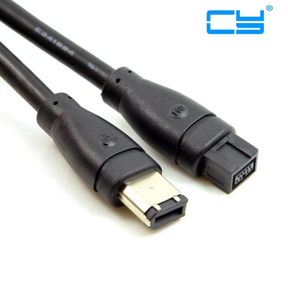 9 PINOS para 6 FireWire 800 BETA 400 9-6 Cabo IEEE 1394B 1.8 m 6ft Preto Original IEEE-1394a interf | Компьютеры и офис